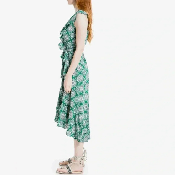 NWT | Max Studio | Wrap Ruffle Hem Dress | Sz XL - Picture 4 of 9